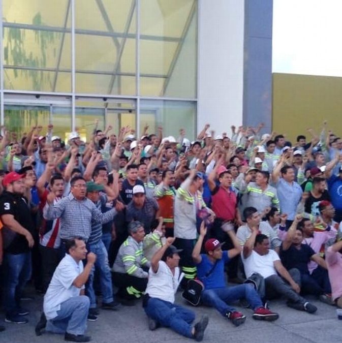 En TAMSA paro de brazos caídos y vuelven a sus labores trabajadores sindicalizados