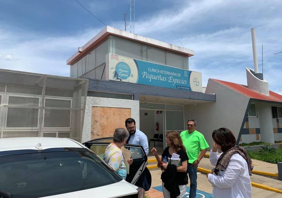 Visitamos la clínica de pequeñas especies, un gran proyecto que requiere todo nuestro compromiso y una de las prioridades de nuestra rectora Karla Planter.