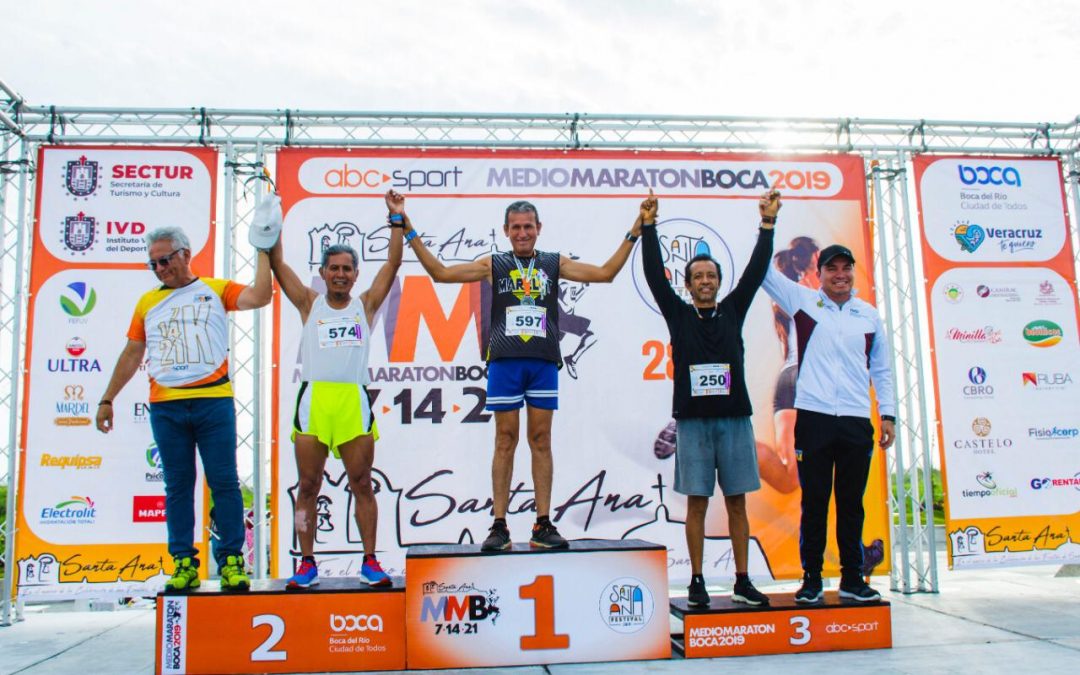 Lorena Acosta y Ramiro Herrera, campeones del Medio Maratón Boca 2019