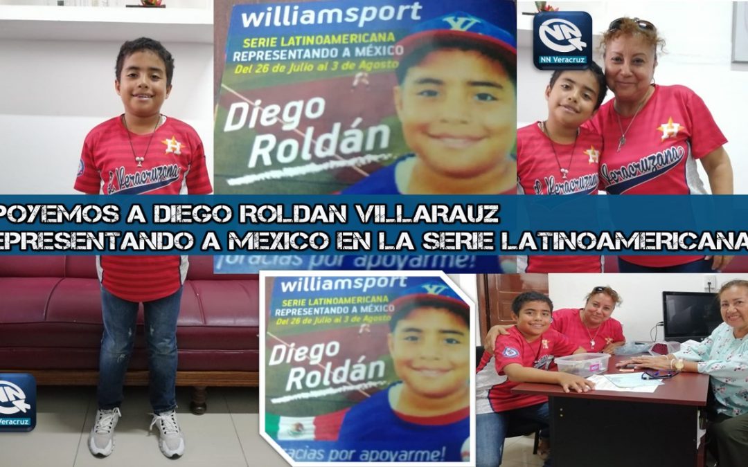 Apoyemos a Diego Roldan Villarauz jóven promesa del beisbol veracruzano