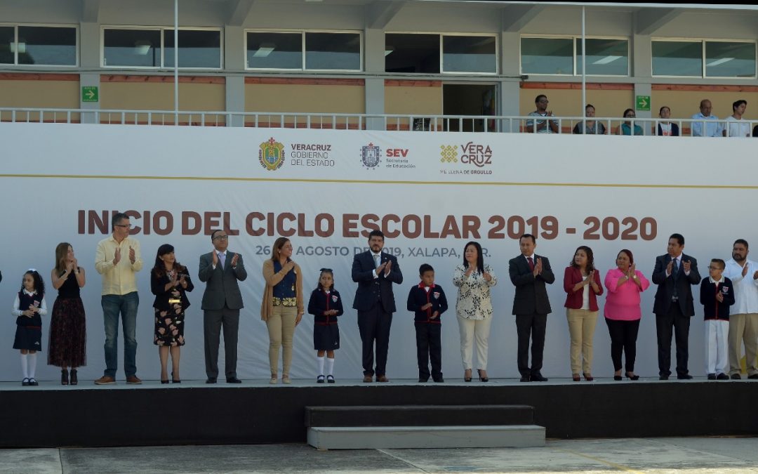 Inaugura SEV Ciclo Escolar 2019-2020; regresan a clases 2.2 millones de estudiantes