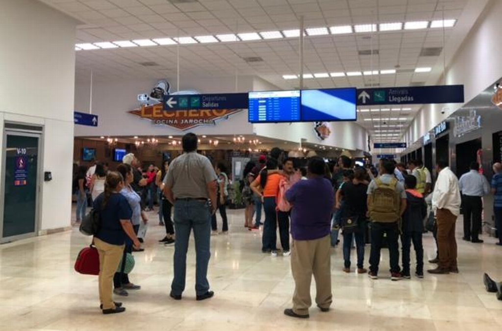 Demoras en el aeropuerto de Veracruz