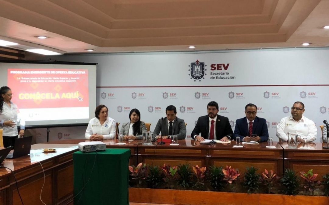 Oferta SEV más de 18 mil espacios en bachillerato y nivel superior
