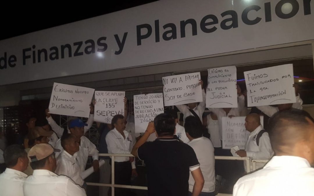 Se manifiesta Sindicato de Poder Ejecutivo en SEFIPLAN