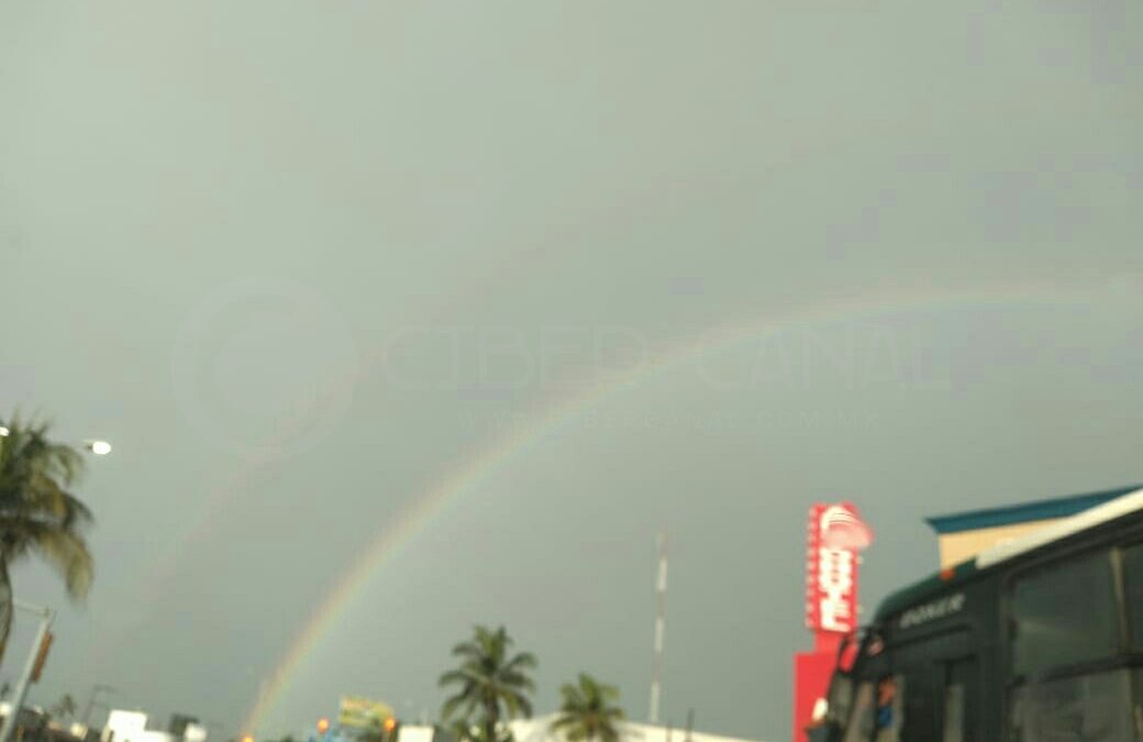 Colorido amanecer en Veracruz