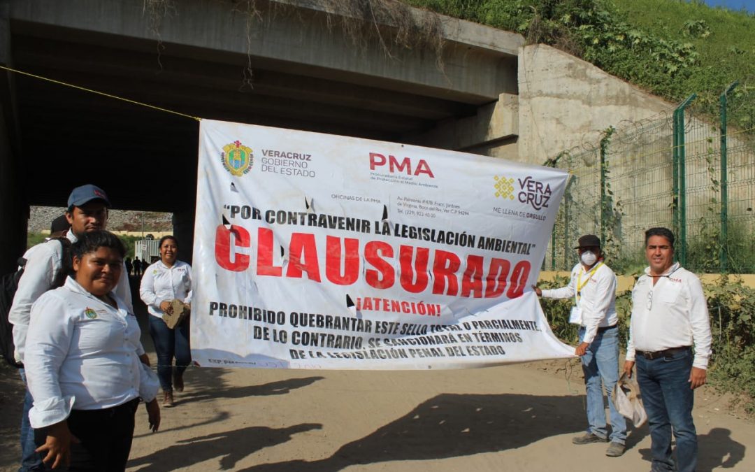 Clausuran en su totalidad basurero municipal de Veracruz