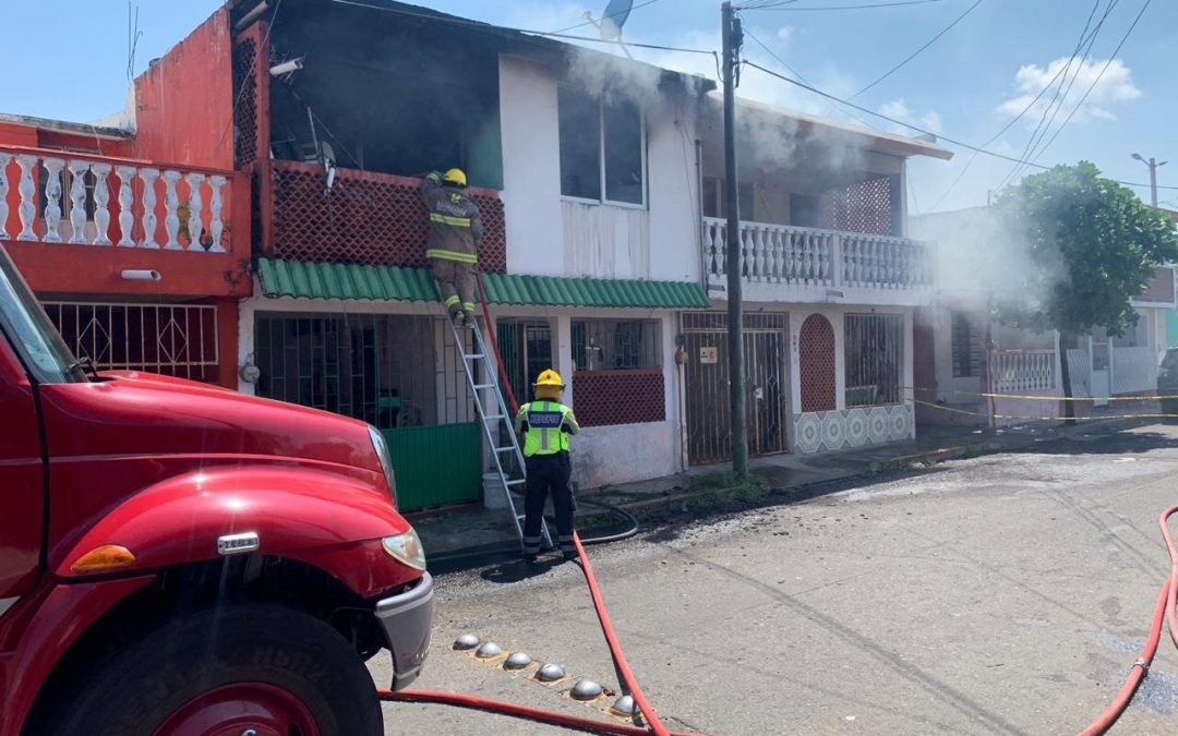 Incendio en Casas Tamsa