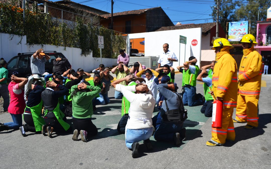 Simulacros por el Día Nacional de Protección Civil