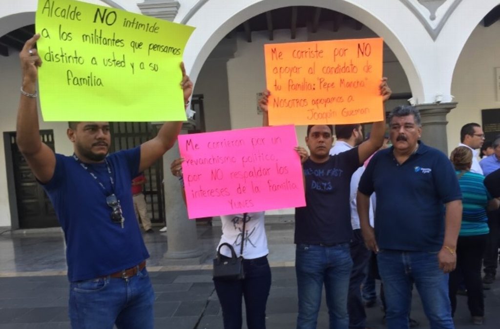Se manifiestan contra el Alcalde de Veracruz