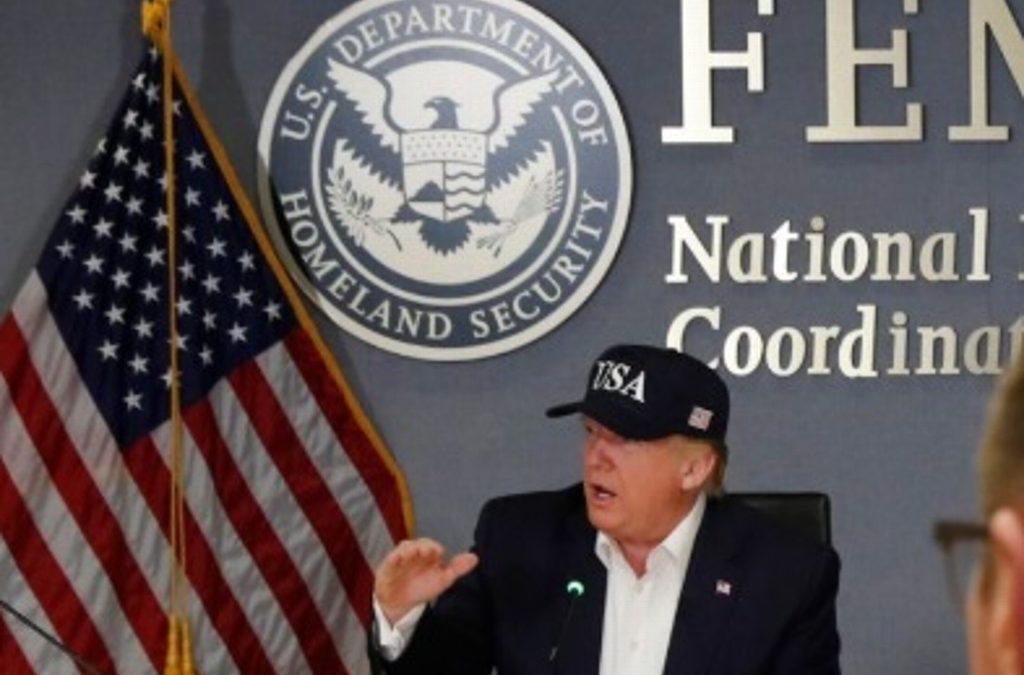 Declara Trump emergencia para Carolina del Sur y Georgia por huracán “Dorian”