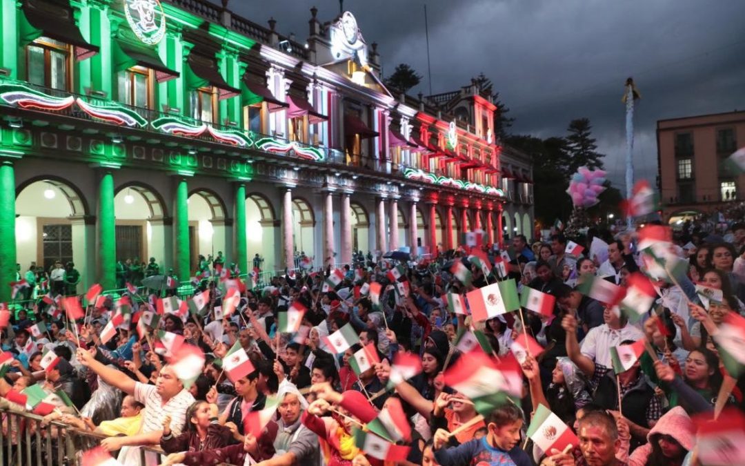Plaza Lerdo en Xalapa en estos momentos