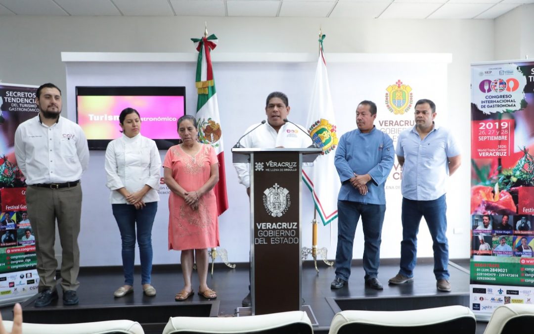 Veracruz, sede del Congreso Internacional de Gastronomía, del 26 al 28 de septiembre