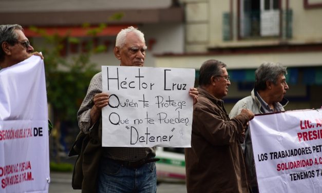 Jubilados petroleros defraudados tienen 7 años exigiendo justicia