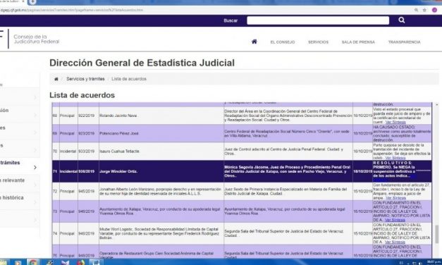 Niegan amparo a exfiscal de Veracruz, Jorge «N» contra orden de aprehensión