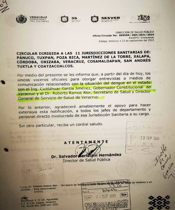 Empieza la ley mordaza en Vereacruz