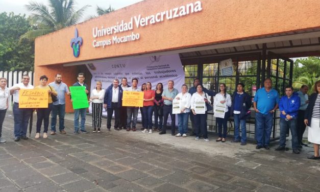 Inicia paro de brazos caídos de la UV en campus de Boca del Río y Veracruz