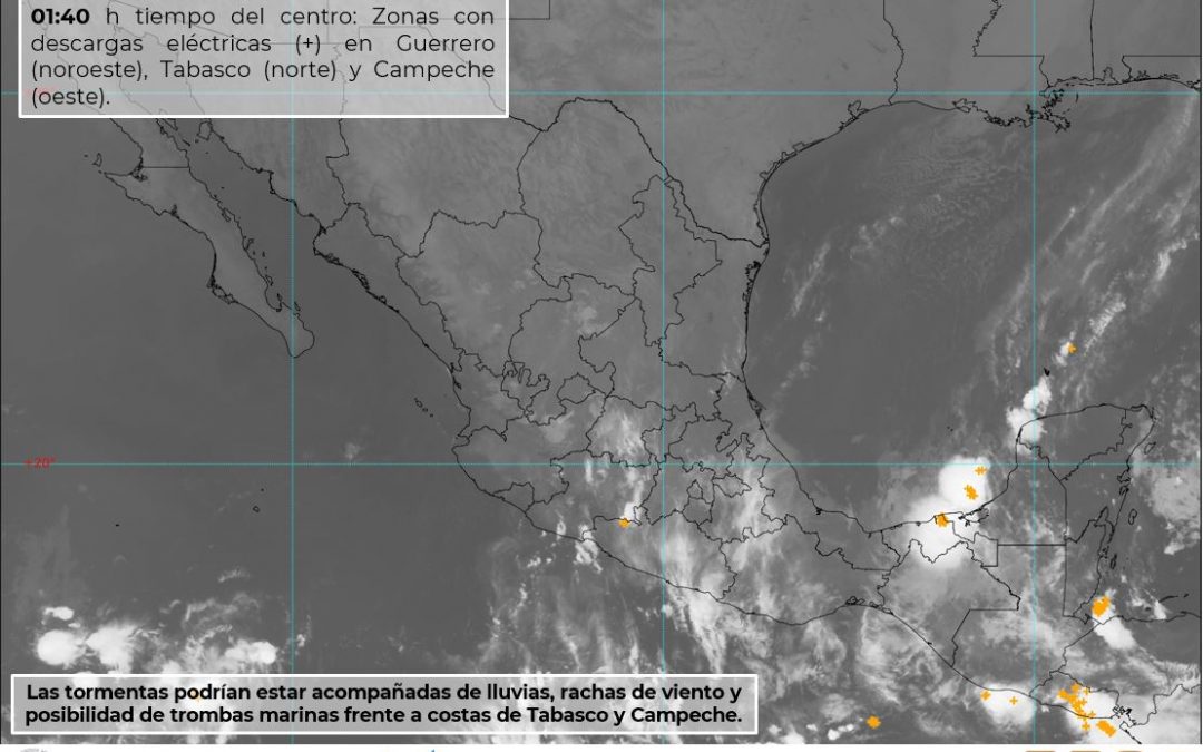 Incrementan lluvias en la semana por ondas tropicales y posible frente frío el miércoles