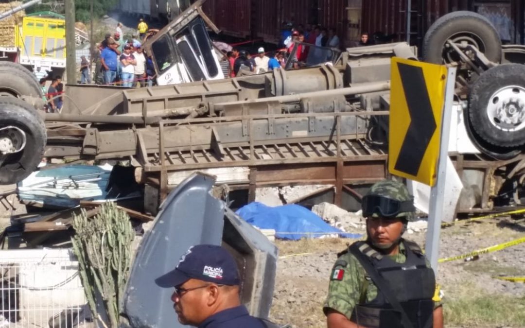 Trenazo en San Juan en el Estado de Queretaro
