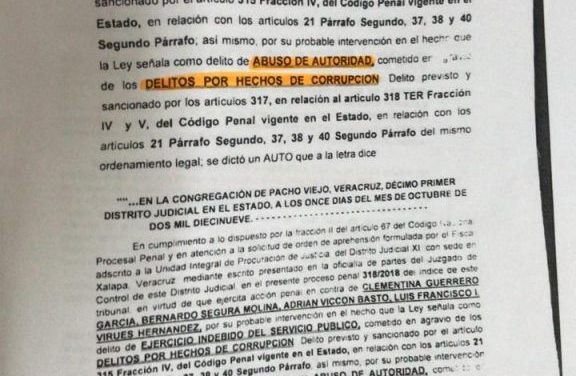 Van por otros funcionarios de la administración de Miguel Ángel Yunes Linares.
