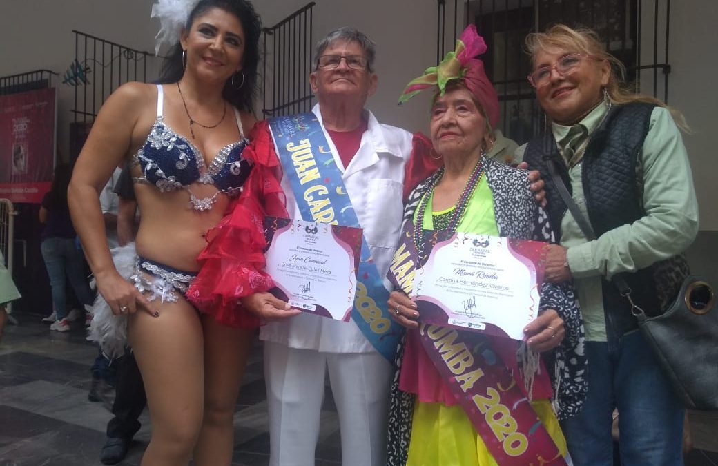RECONOCEN A MANZANITA COMO «JUAN CARNAVAL» Y A CARITINA COMO «MAMA RUMBA»