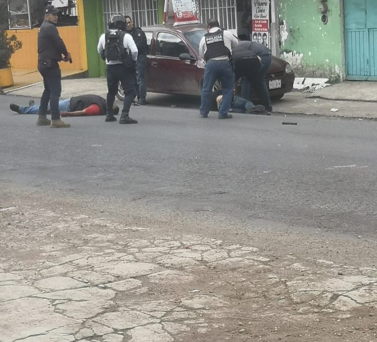 Persecución en Xalapa (VER FOTOS)