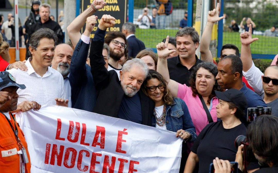 Sale de prisión expresidente de Brasil, Lula da Silva