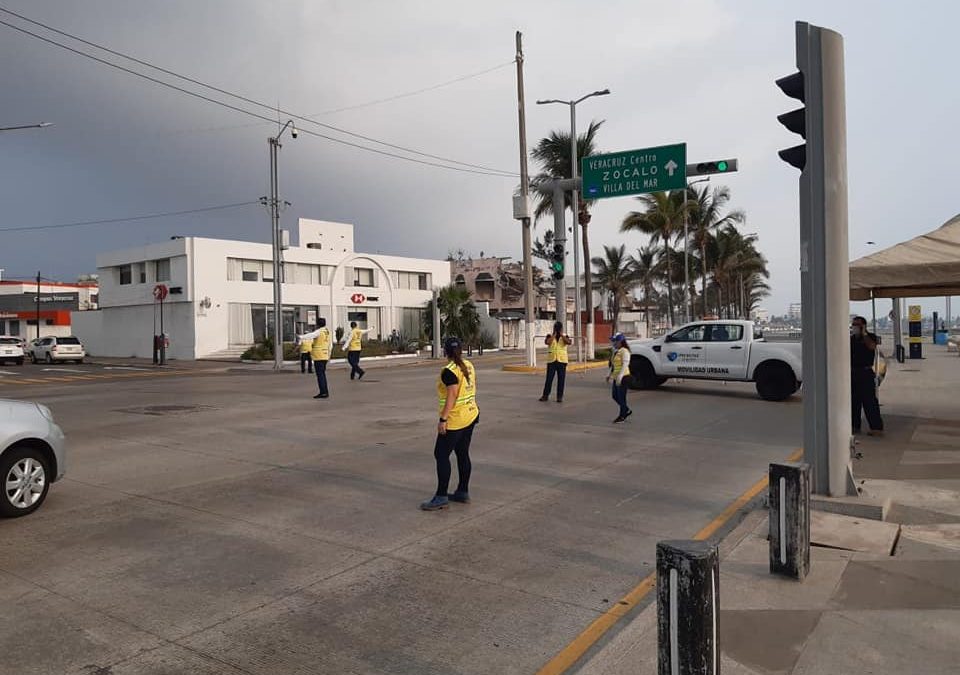 Nuevamente cierran calles del centro para contener pandemia del COVID19