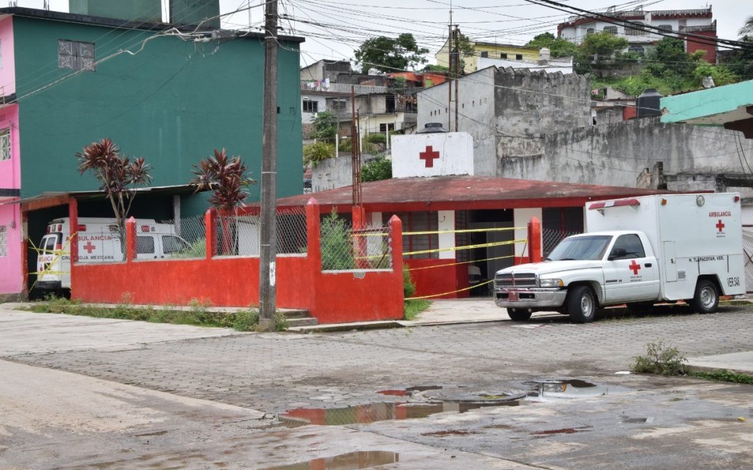 Restringen el acceso a la Delegación de Cruz Roja de Tlapacoyan