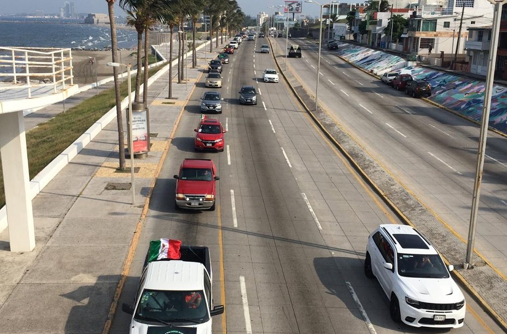 Realizan la 5ta caravana antiAmlo en Veracruz-Boca del Río (+Fotos y Video)