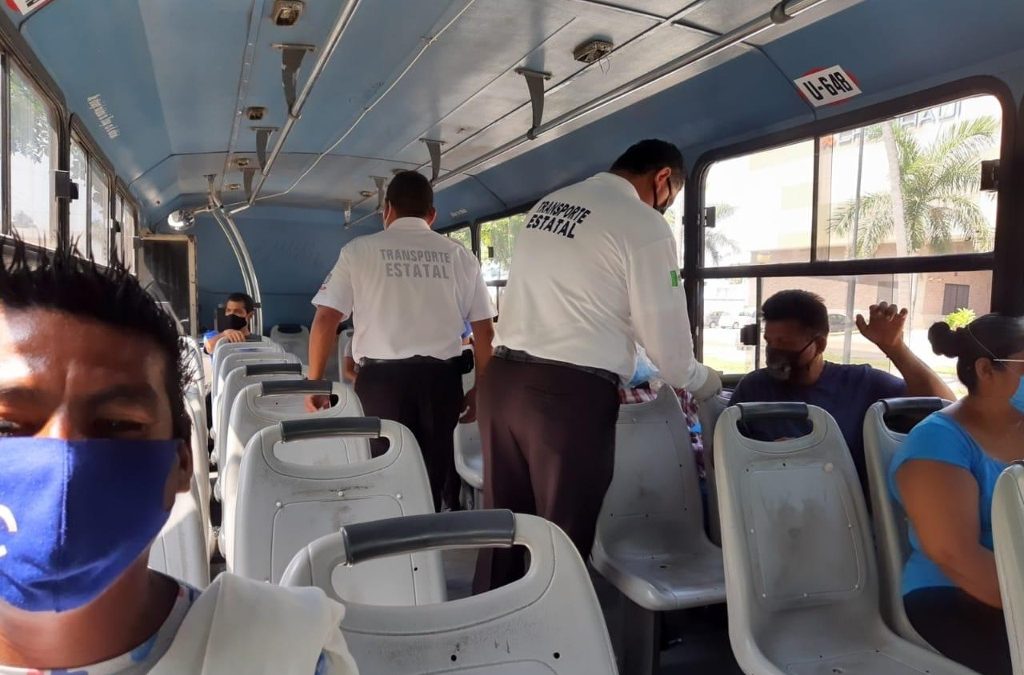 ESTE LUNES OBLIGATORIO EL USO DE CUBRE-BOCAS EN EL TRANPSORTE PÚBLICO