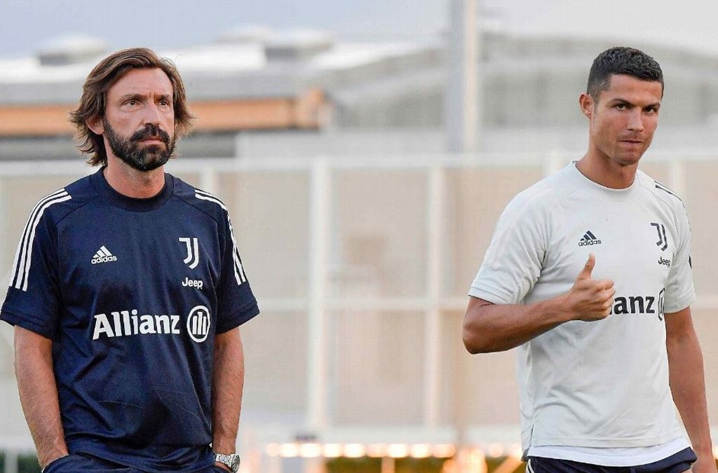 ¡Pirlo ya entrenó a Cristiano en la Juve!