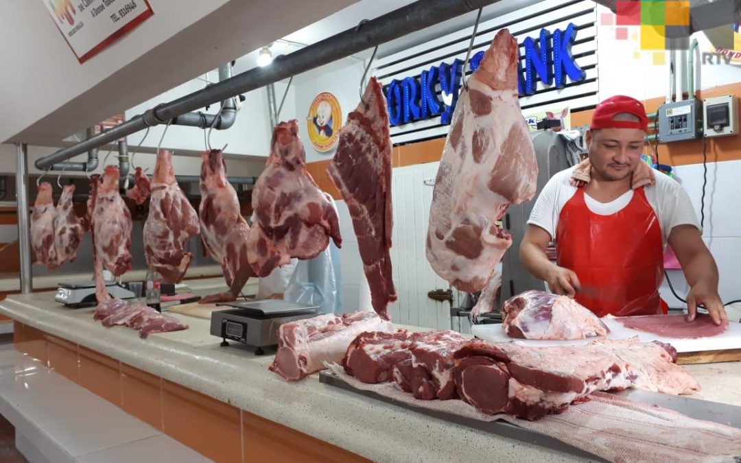 En la zona de mercados de Veracruz,repunta la venta de carne afirman comerciantes