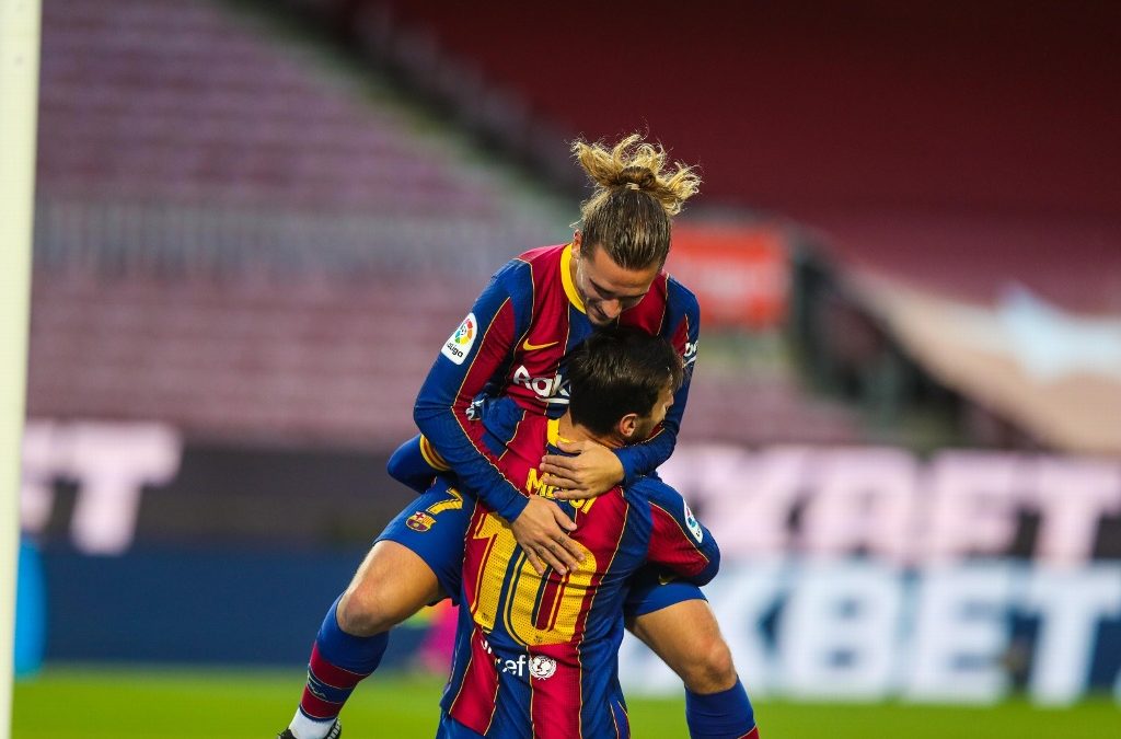 Messi y Griezmann sí se llevan bien