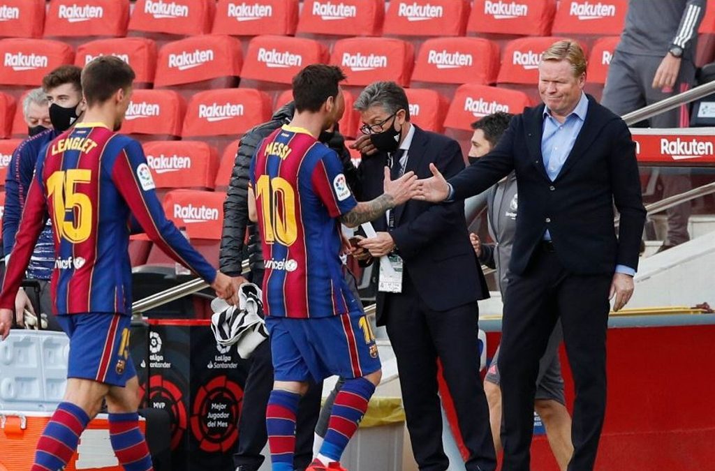 Dejen en paz a Messi: Ronald Koeman