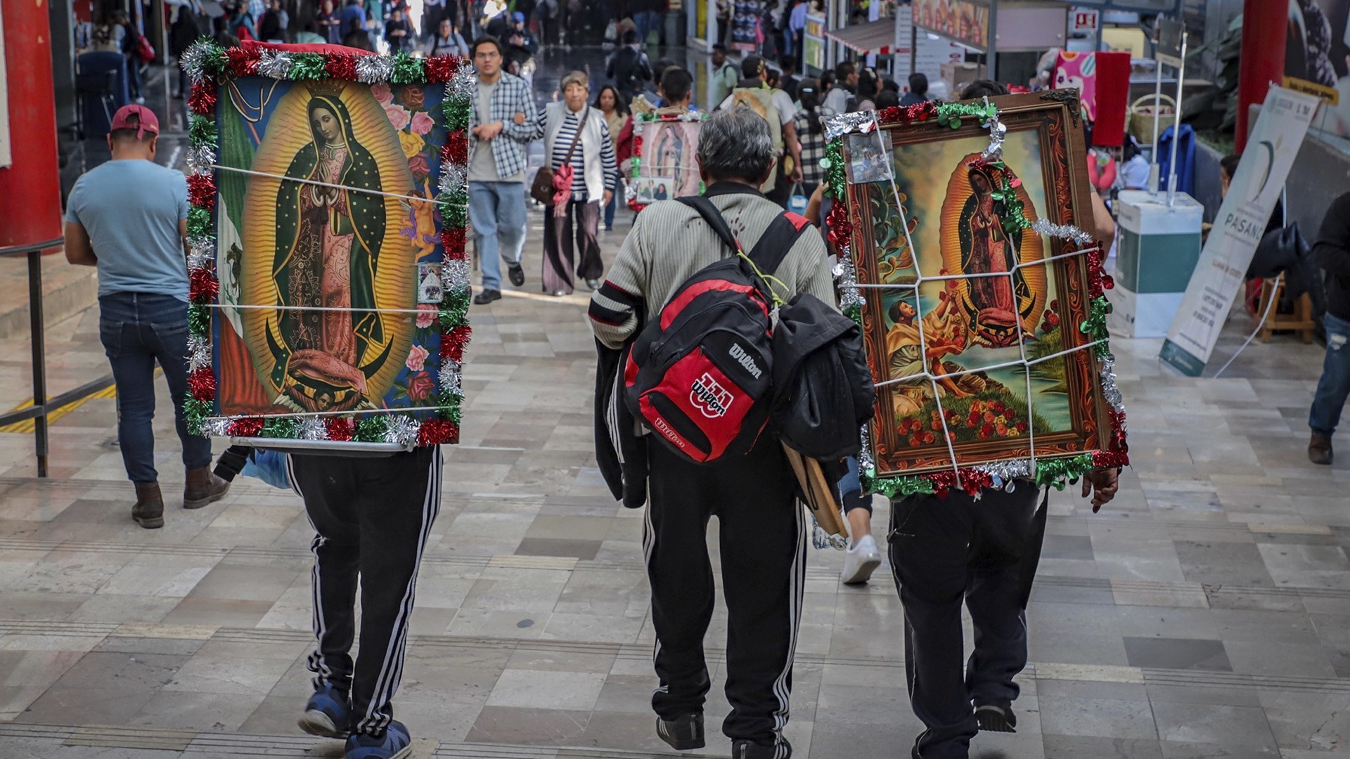 Peregrinos guadalupanos pretenden acudir a la Basílica, pese a