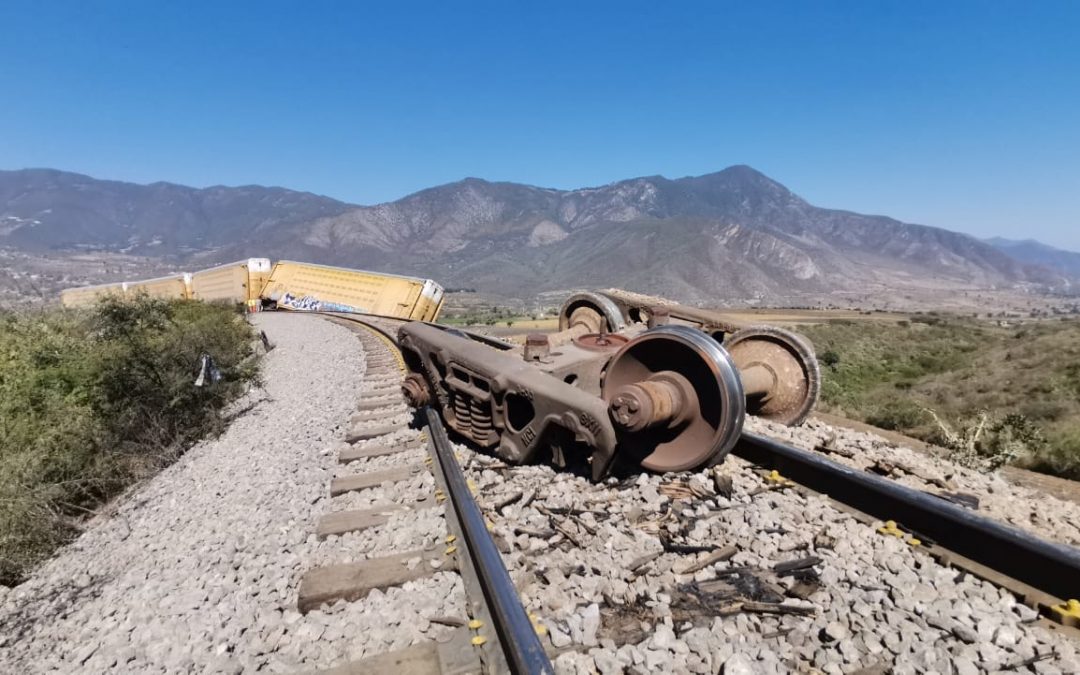 SE DESCARRILA TREN EN ACULTZINGO