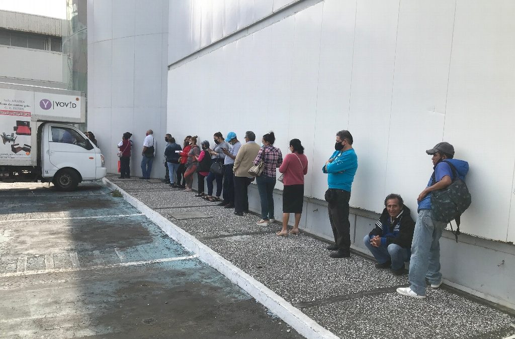 Hicieron largas filas pero sorpresa…no había dinero en el banco