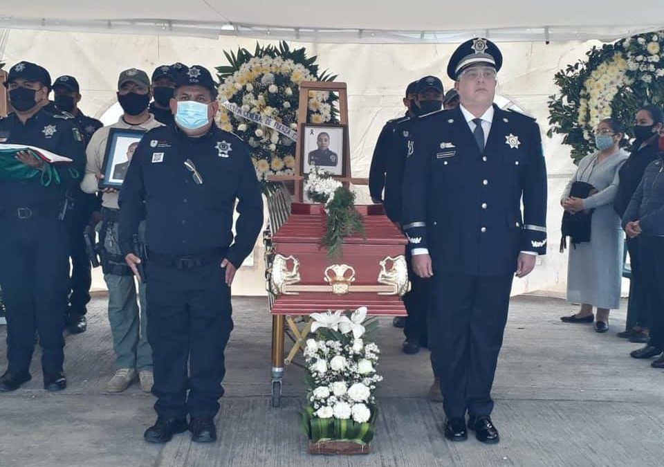 DESPIDE LA SSP CON HONORES A HEROICOS POLICÍAS CAÍDOS EN CUMPLIMIENTO DE SU DEBER