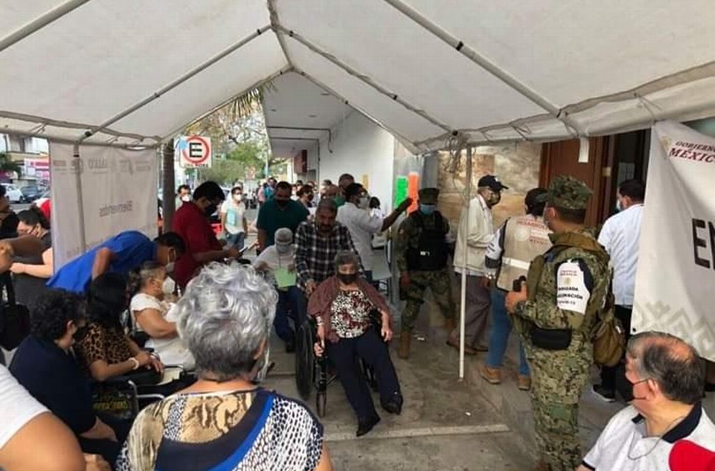 ARRANCÓ EL CUARTO DÍA DE VACUNACIÓN EN LA CIUDAD DE VERACRUZ