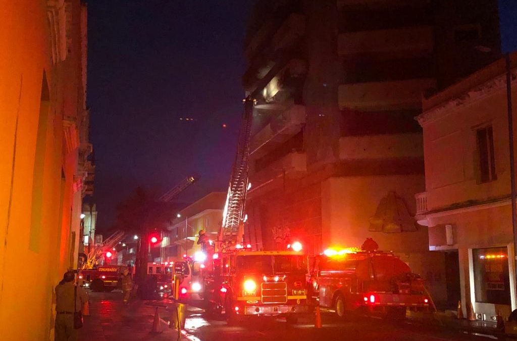 INCENDIO EN EL EDIFICIO INTRA