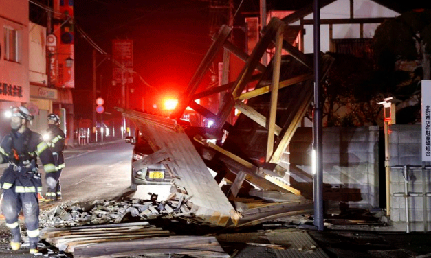 Un terremoto de magnitud 7.2 en la escala abierta de Ritcher sacudió hoy el noreste de Japón