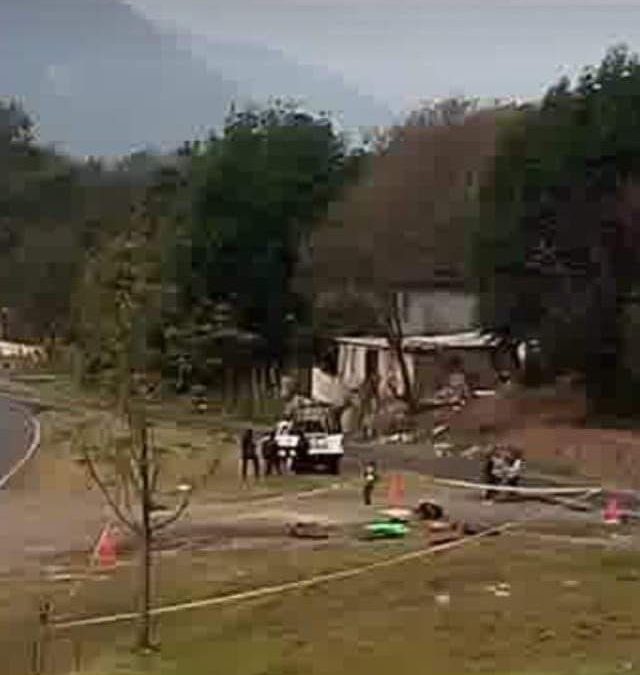 DEJAN CUERPOS EMBOLSADOS EN LA AUTOPISTA #ORIZABA – #PUEBLA  NOGALES, VER