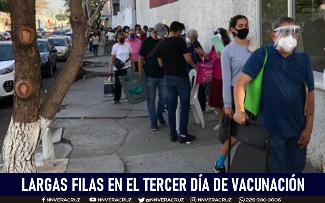 ARRANCÓ TERCER DÍA DE VACUNACIÓN