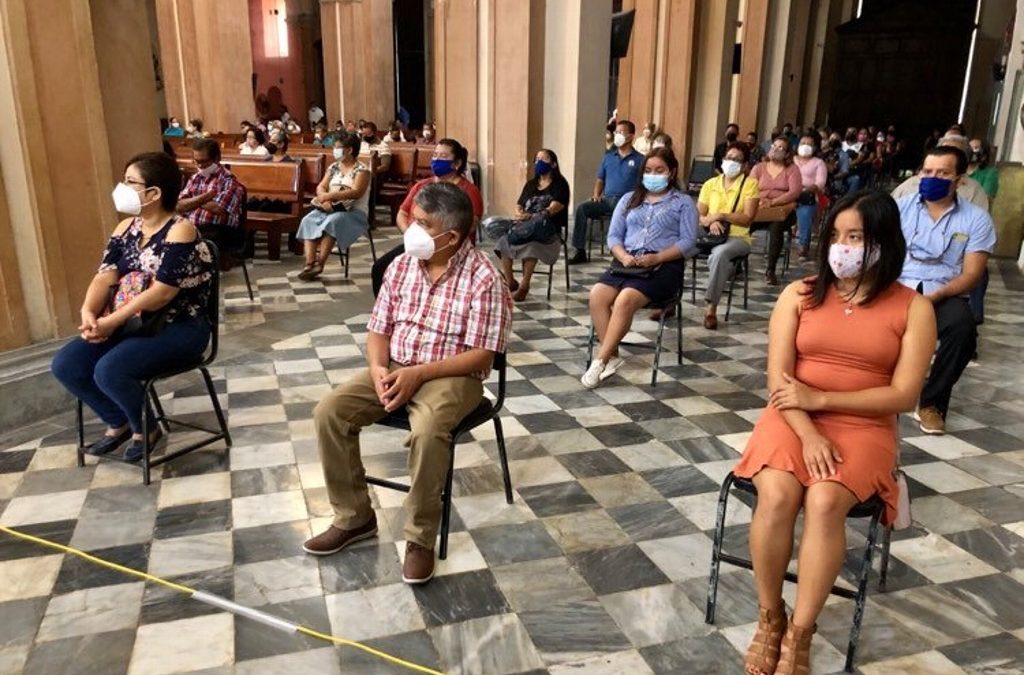 Con semáforo amarillo, así será la capacidad de la catedral de Veracruz y la higiene