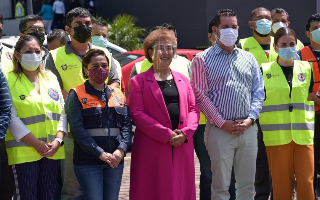 Con éxito participa el PJEV en Simulacro Nacional de PC