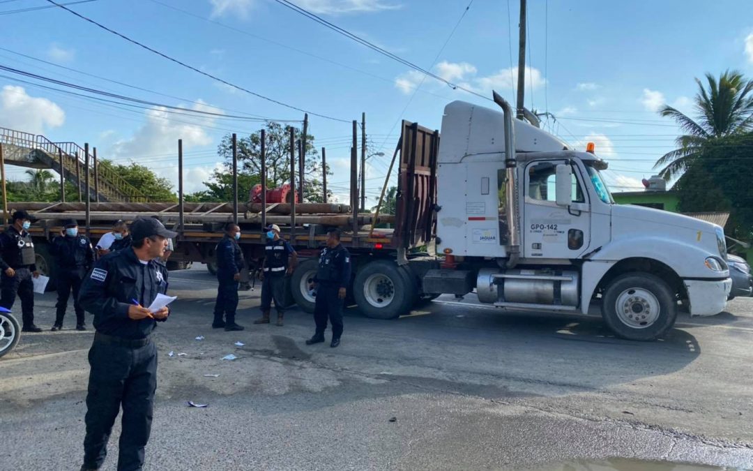 TRAILER ATROPELLA A UNA OCTOGENARIA EN ALAMO