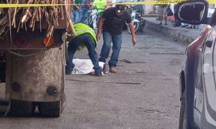 CAMION CAÑERO APLASTA VARÓN