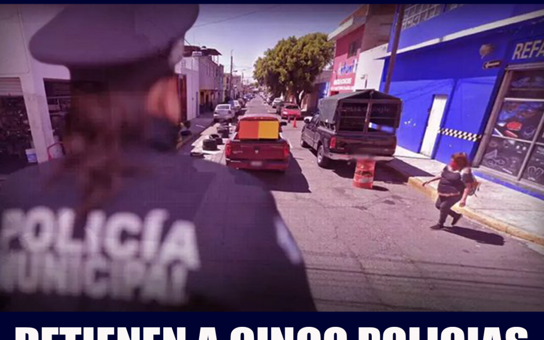 DETIENEN A CINCO POLICIAS POR BALEAR  A UNA MUJER