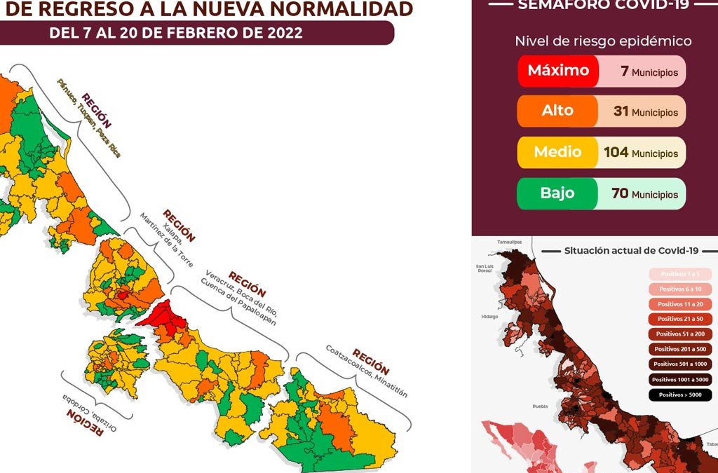 EL PUERTO DE VERACRUZ VUELVE A SEMAFORO ROJO