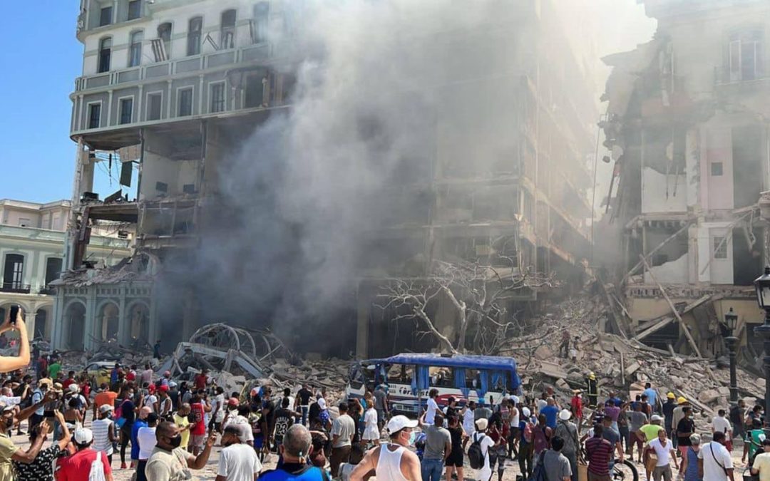 Aumenta a 22 el número de muertes y a 64 los heridos por la explosión del hotel Saratoga en Cuba